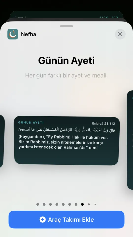 Günün Ayeti — orta boy