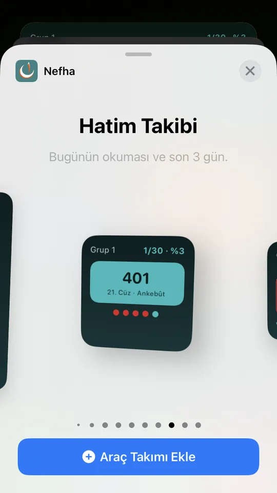 Hatim Takibi — küçük boy
