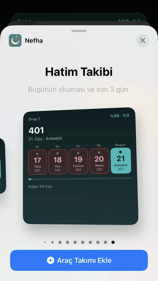 Hatim Takibi — büyük boy