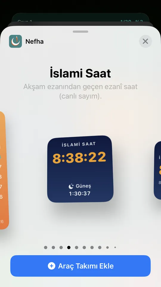 İslami Saat — küçük boy