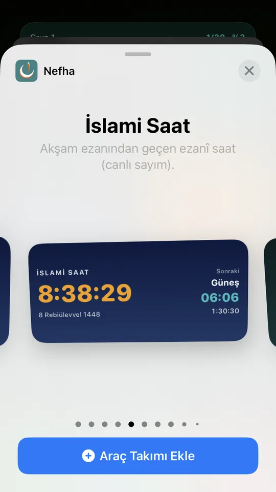 İslami Saat — orta boy
