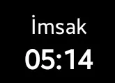 Sıradaki vakit — 1x1 widget